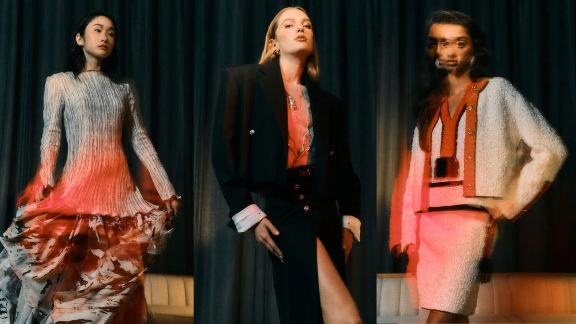 Photography: Shawn Paul Tan, Creative Direction & Styling: Lena Kamarudin, Makeup: Lasalle Lee, Hair: Grego & Zhou Aiyi, Models: Kaci (Basic Models), Delorey and Aslesha (AVE) in Chanel Spring/Summer 2026 collection