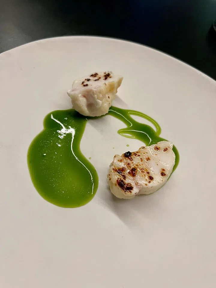 A fish dish at London’s The Sea, The Sea. (Photo: Victoria Burrows)