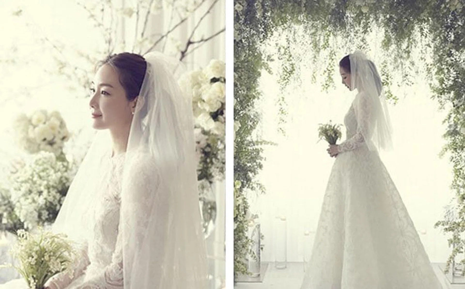 Choi Ji Woo to Song Hye Kyo 7 elegant Korean celebrity bridal looks to cop Her World Singapore Her World Singapore