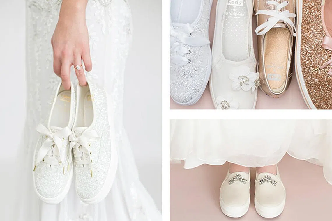 This Keds x Kate Spade bridal sneaker collection is perfect for you and your bridesmaids Her World Singapore Her World Singapore