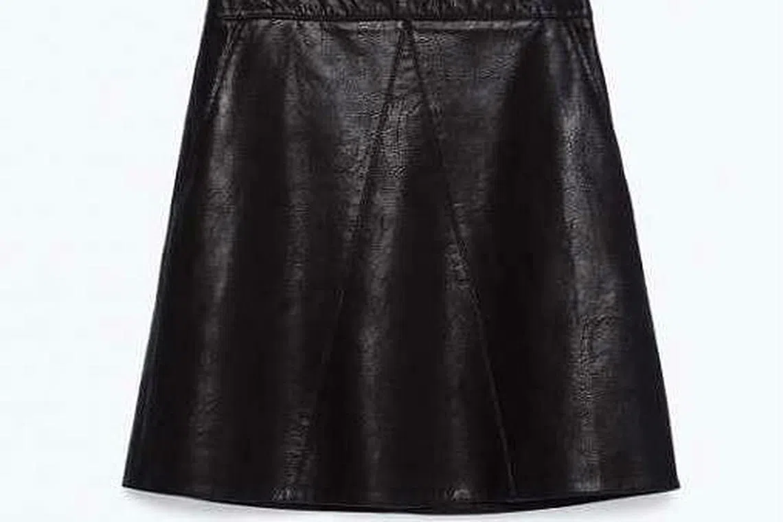 Casual High-Waisted Suit A-Line Skirt
