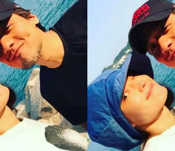 Taiwanese actress Shu Qi with her husband Stephen Fung.