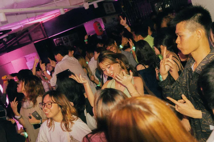 Party collective Beans&Beats took over Funan for "the biggest sober party in Singapore". PHOTO: Beans&Beats