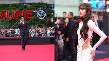 Tyler Ten and Blackpink Lisa - Shiseido event at CentralWorld