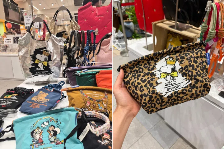 Takashimaya SJ60: Snoopy bag from Ball & Chain