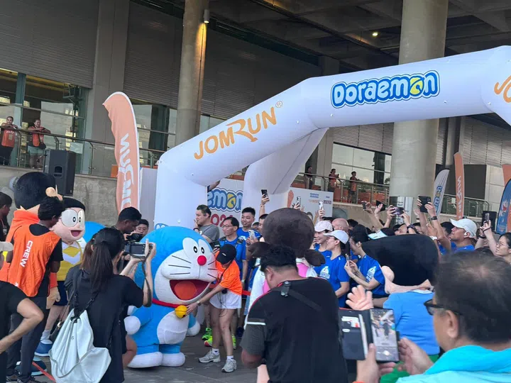 Singapore’s first Doraemon Run held in November 2024.