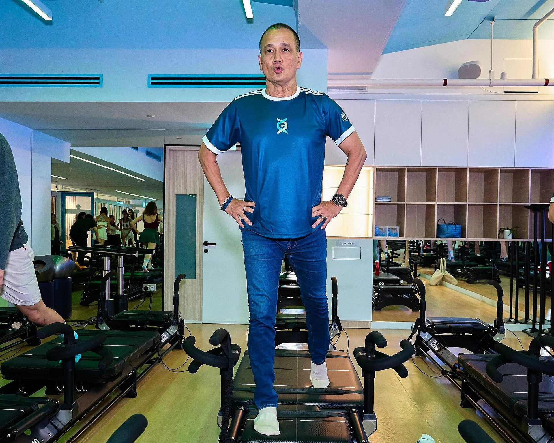 local actor host gurmit singh working out after health scare