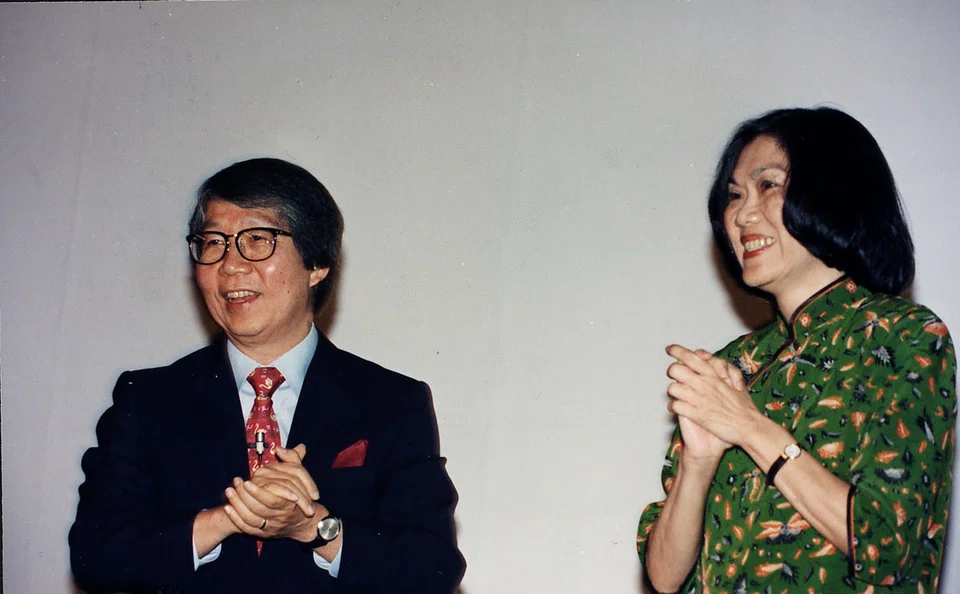 Prof Chan, with Singapore diplomat and lawyer, Prof Tommy Koh