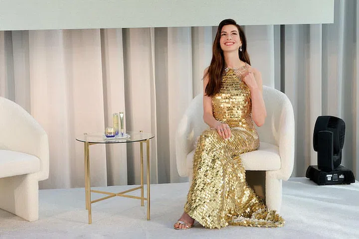 NEW YORK, NEW YORK - SEPTEMBER 13: &lt;&gt; as SHISEIDO announces Anne Hathaway as new VITAL PERFECTION Global Ambassador on September 13, 2023 in New York City. (Photo by Kevin Mazur/Getty Images for Shiseido)