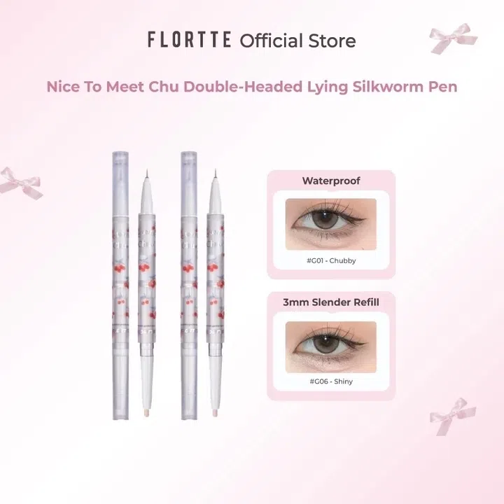 Nice To Meet Chu Double-headed Lying Silkworm Pen