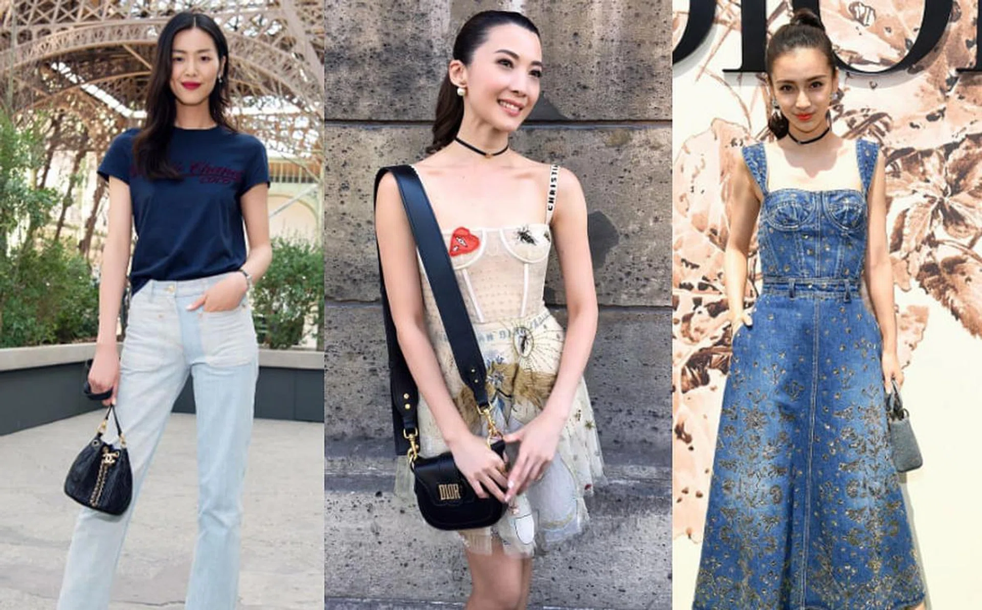 Liu Wen, Jeanette Aw, Angelababy