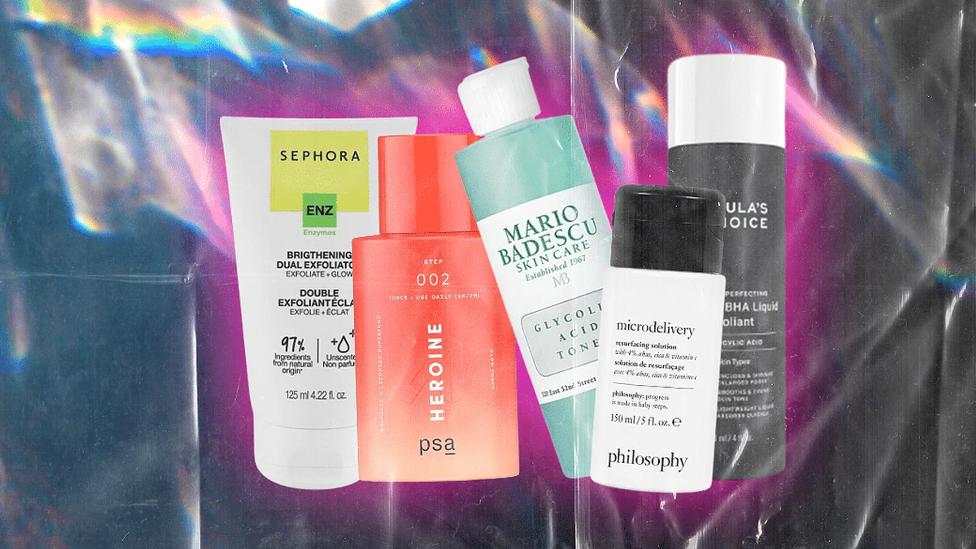 Sephora, Paula's Choice, Mario Badescu, Philosphy, Purposeful Skincare by Allies, Getty