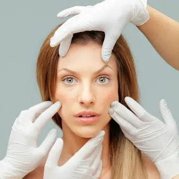 Facial thread lifting