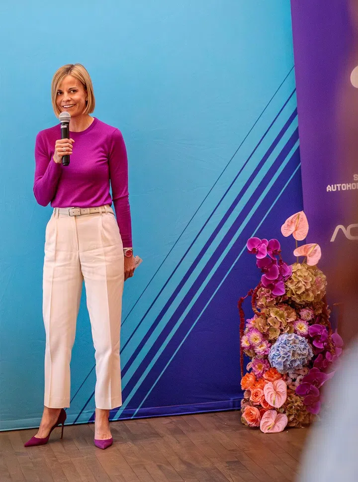 Susie Wolff, Managing Director of the F1 Academy in Montreal, Canada