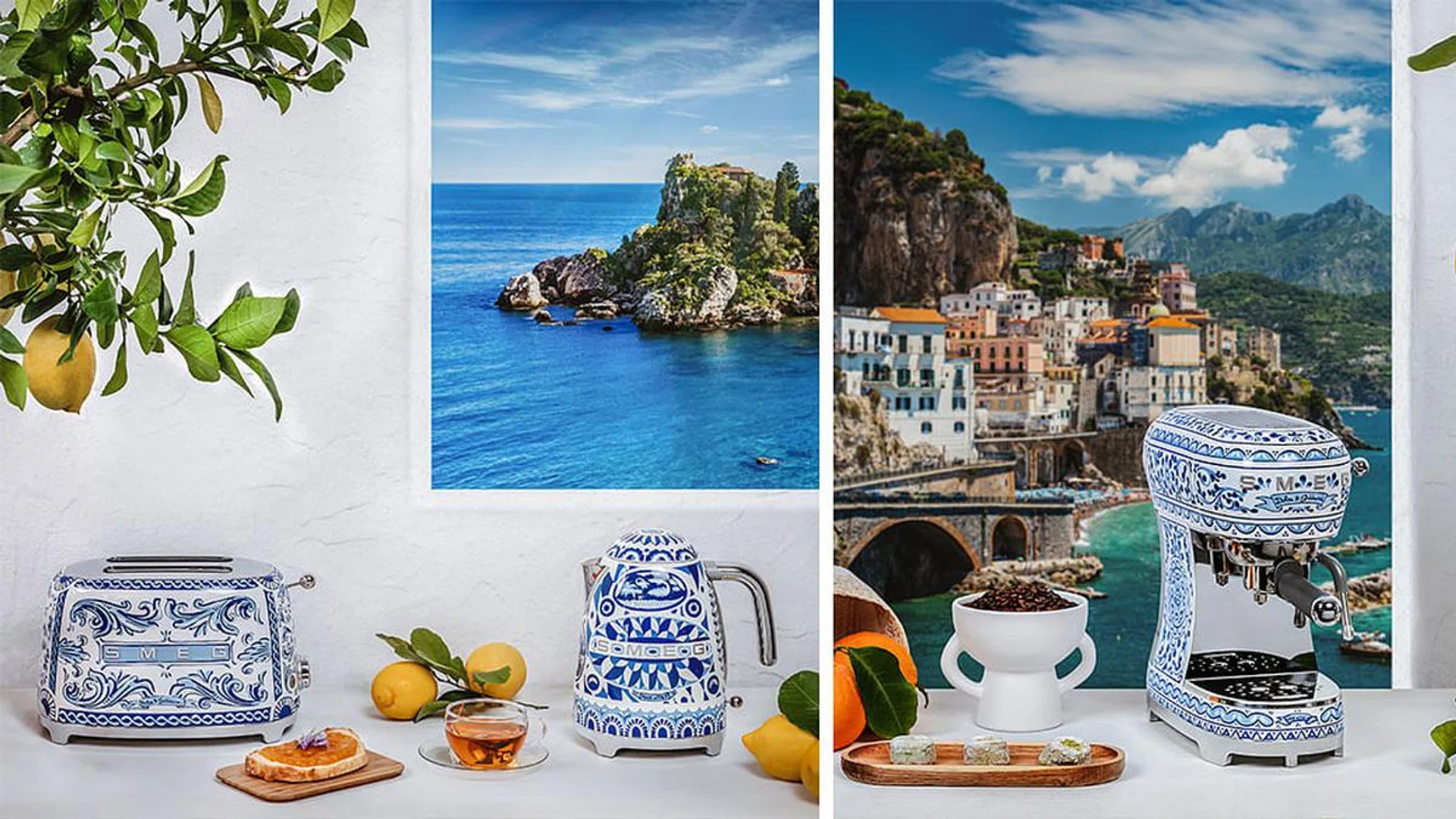 Smeg x D&G Blu Mediterraneo