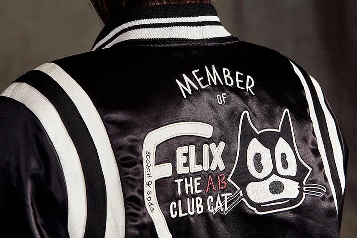 Felix the cat collaborates with fashion label Scotch & Soda (and