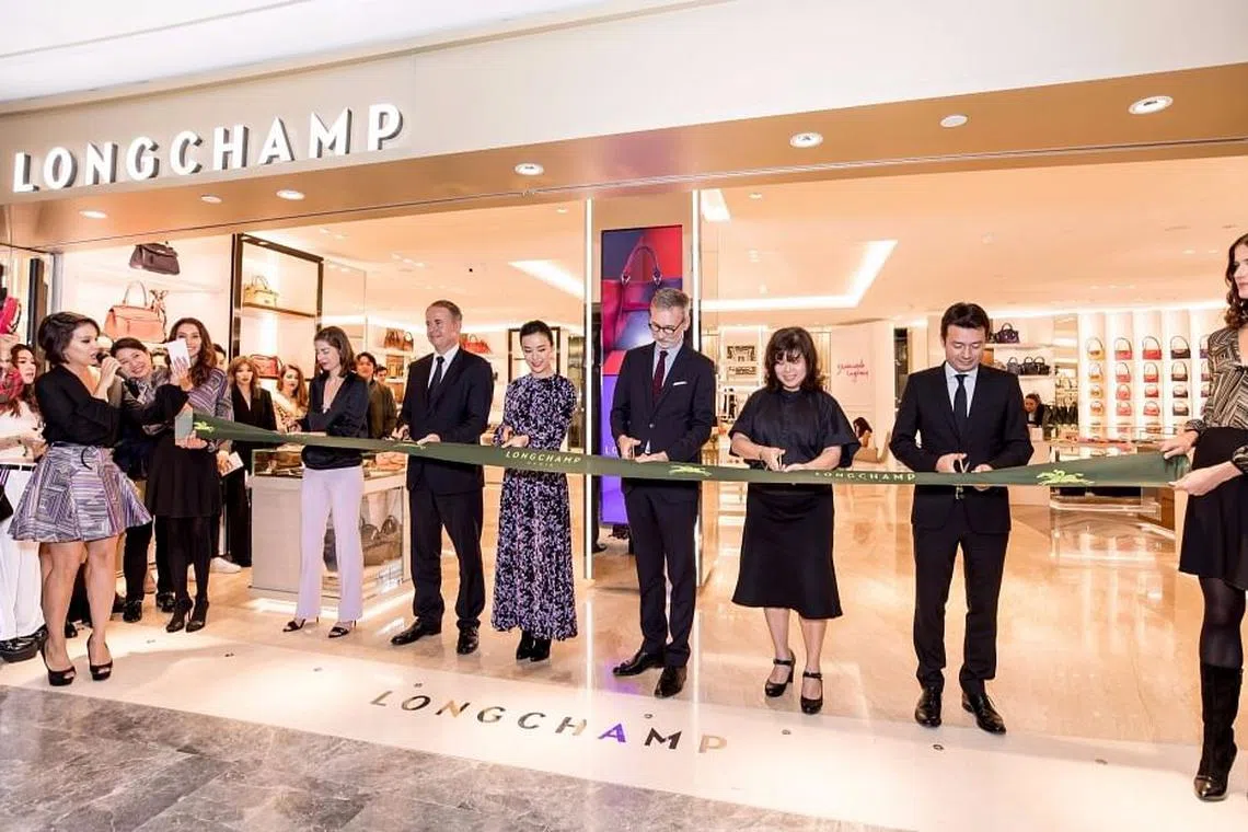 French luxury house Longchamp celebrates Paragon boutique opening Her World Singapore Her World Singapore