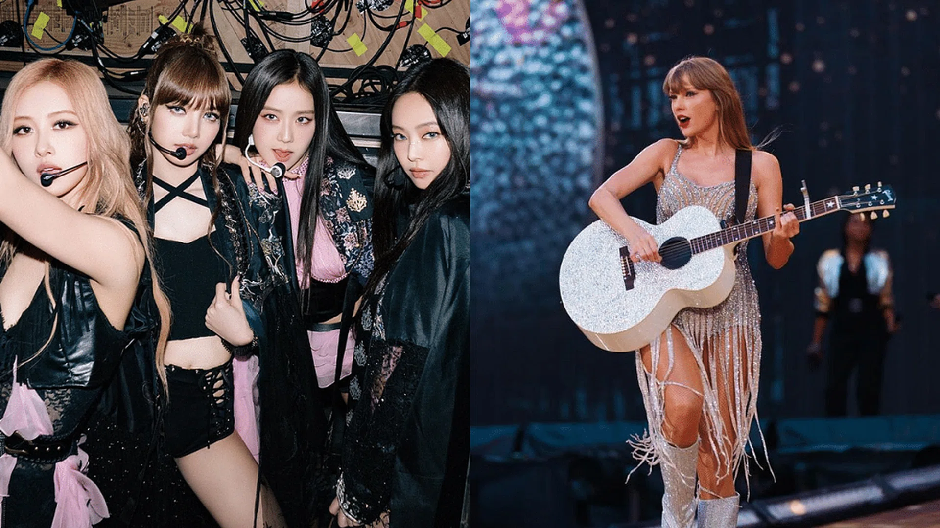 Credit: @blackpinkofficial, @taylorswift/Instagram