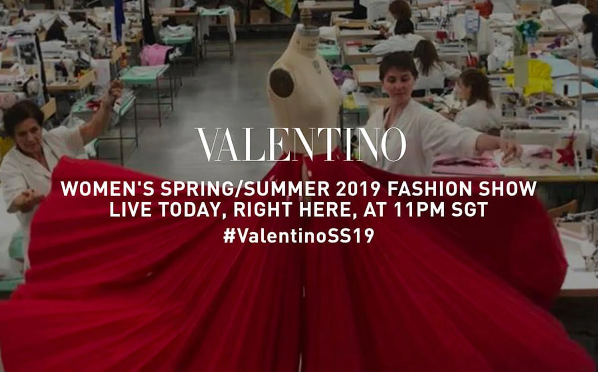 valentino live stream