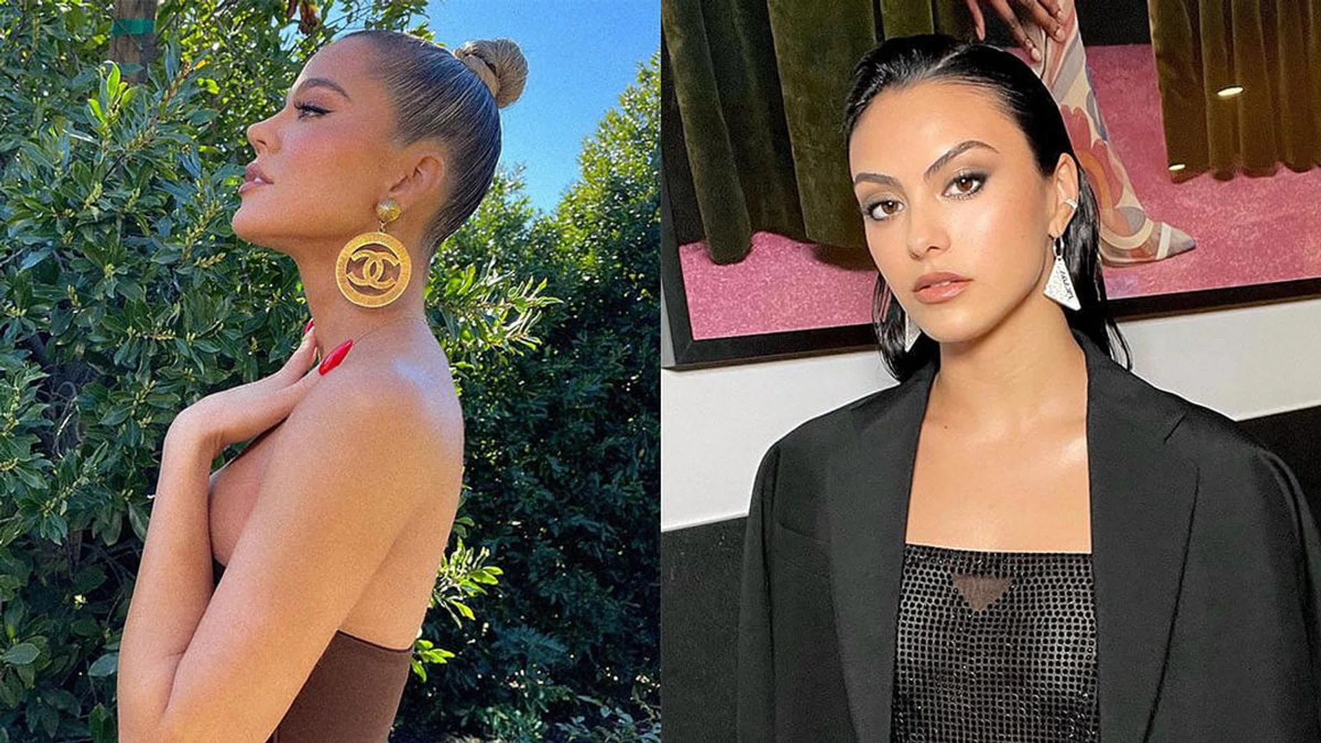 Credit: Instagram/@khloekardashian, @camimendes