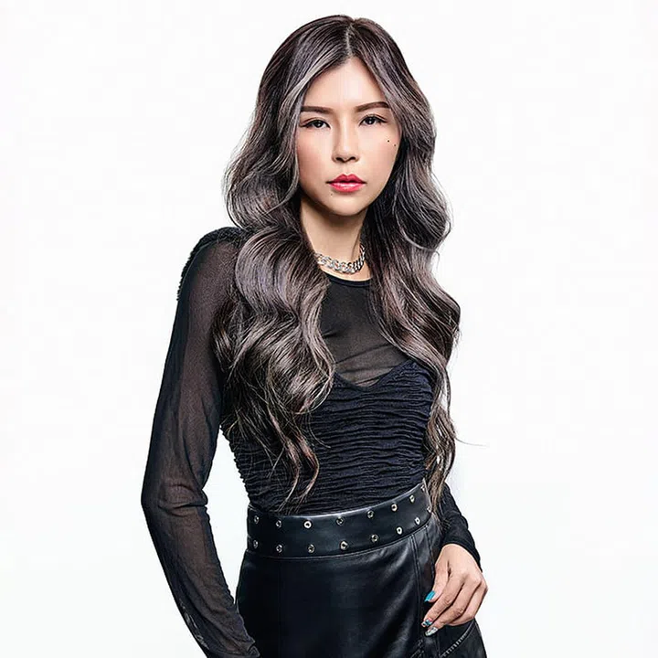 A gorgeous air-touch balayage look created by stylist John Wong from Miracle Hair Studio. Wardrobe by Urban Revivo. PHOTO: RUILIANG ONG
