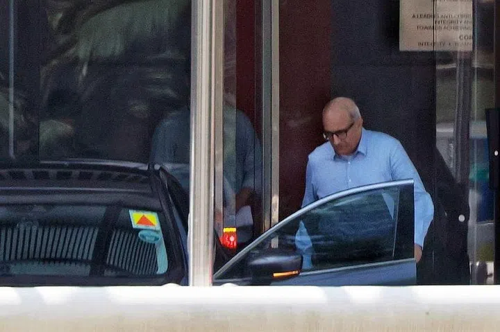 Transport Minister S. Iswaran leaving CPIB’s headquarters on July 21, 2023. PHOTO: ST FILE