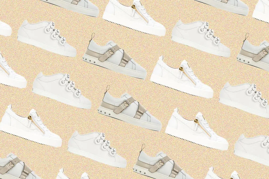 The best designer white sneakers to own for offduty days Her World Singapore Her World