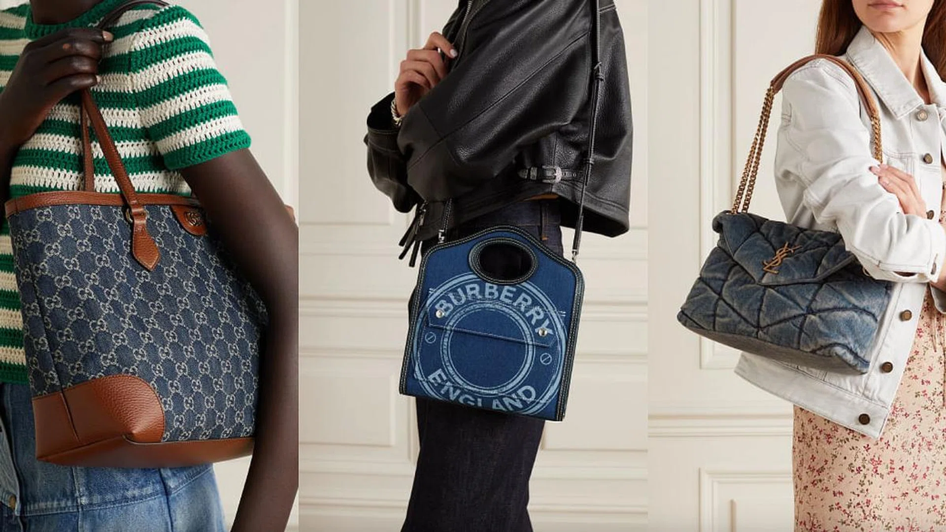 Denim popular handbag