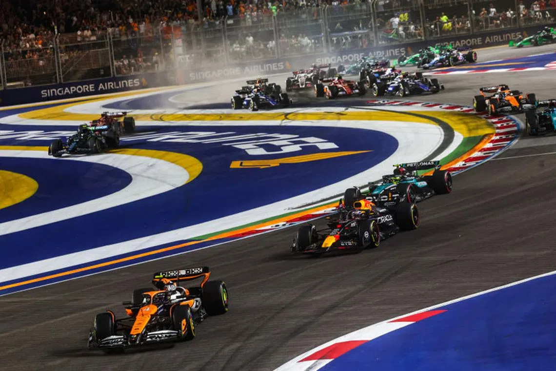 Highlights from the 2024 Formula 1 Singapore Grand Prix | Her World ...