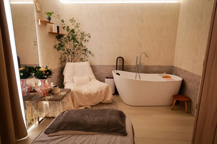 One of the treatment rooms in Kelly Oriental at Holland Village on March 11, 2026.