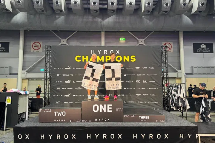 Priscilla Chan and Ruby Tan completed the Hyrox Singapore race