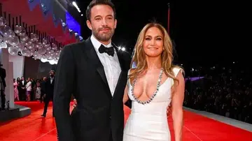 Actor Ben Affleck and singer-actress Jennifer Lopez at the Venice Film Festival. They rekindled their romance earlier in 2021.