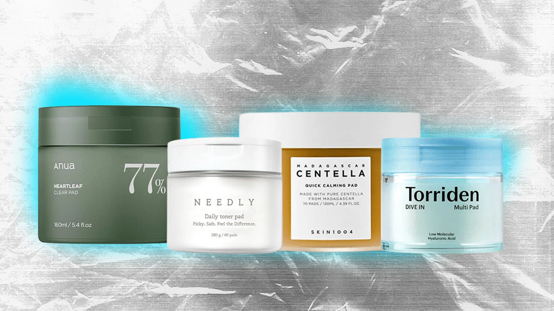 Toriden, Anua, SKIN1004, NEEDLY, Getty