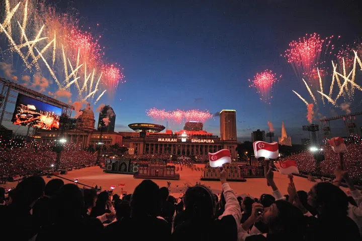ST09082010-171256 Caroline Chia/ National Day Parade 2010 at the Padang.


