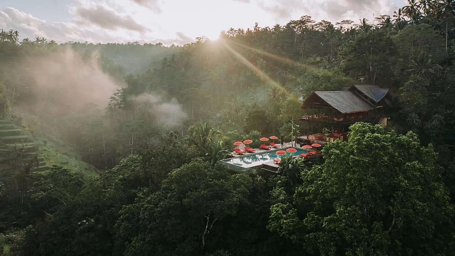 Your morning view at Buahan, a Banyan Tree Escape in Bali. Credit: Banyan Tree