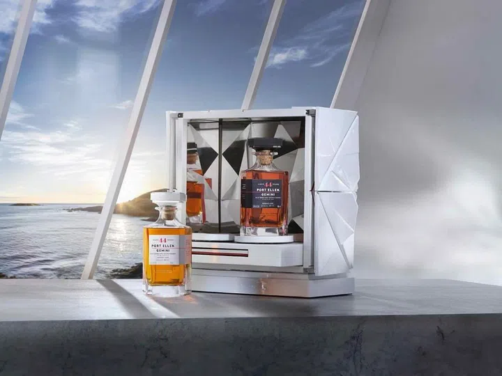 Port Ellen Gemini, a twin 44-year-old release. (Photo: Diageo)