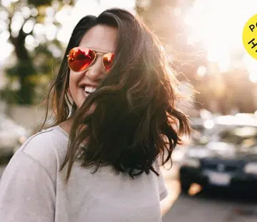 happy girl 
