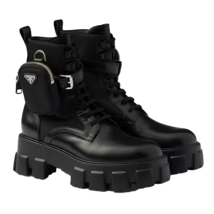 【BAON】 Kinsomi Banding Chunky Middle Boots BAON】 Kinsomi Banding Chunky Middle Boots 11 black chunky
