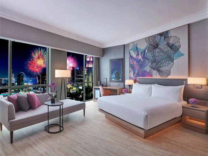 SG60 premier room at Grand Copthorne Waterfront Hotel Singapore.