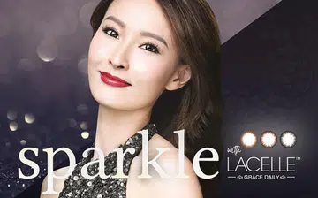CAPTIVATING EYES Unleash your charm with LACELLE Grace Daily cosmetic contact lenses by Bausch + Lomb.