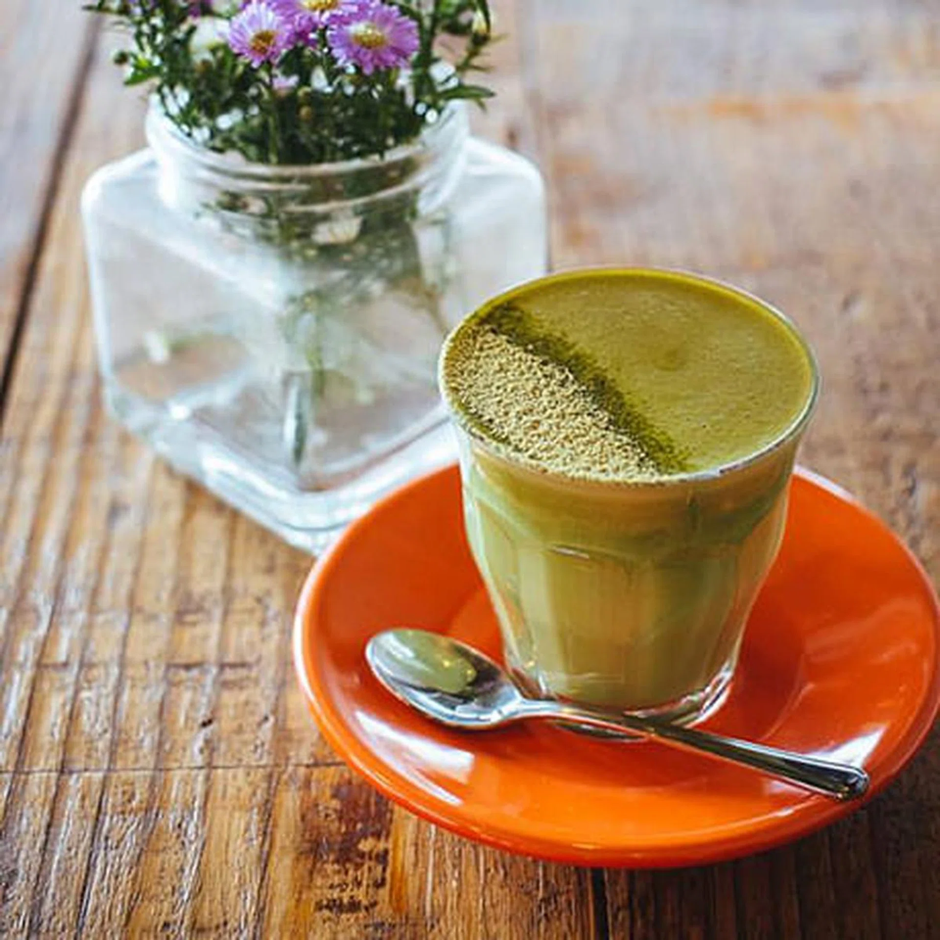 best matcha latte green tea latte matcha desserts singapore - thumb