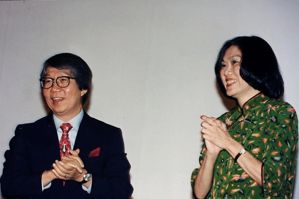 Prof Chan, with Singapore diplomat and lawyer, Prof Tommy Koh