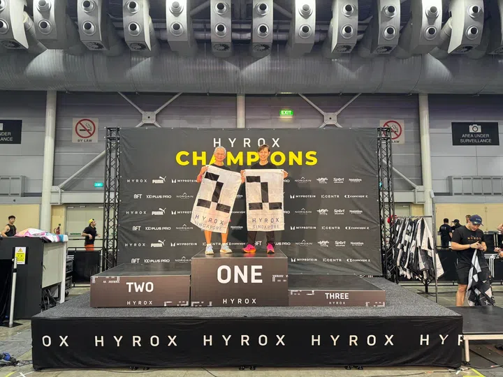 Priscilla Chan and Ruby Tan completed the Hyrox Singapore race