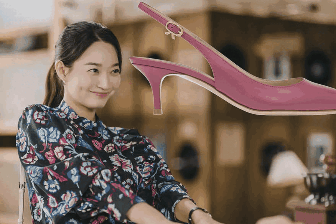 The luxury shoes Shin Min-A wore in Hometown Cha-Cha-Cha - Her World  Singapore | Her World Singapore