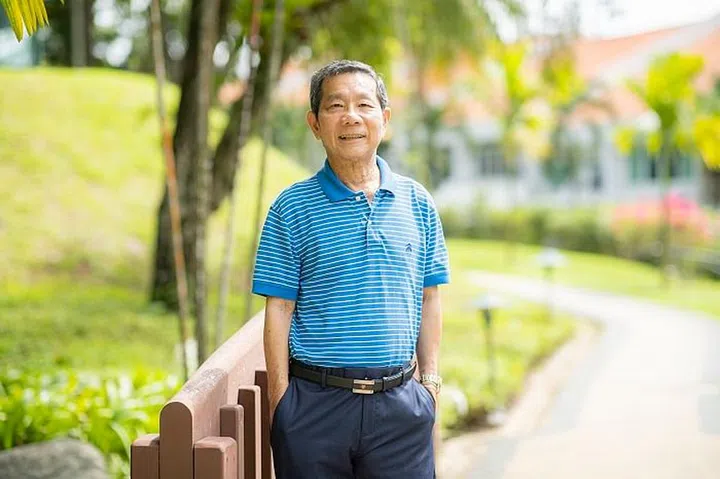 74-year-old Mr Ting Chew Thai underwent a bone marrow transplant in early 2022, which had compromised his vaccine protection. Credit: AstraZeneca