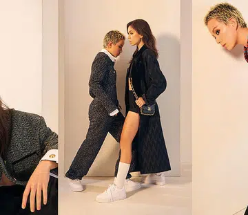 Masculine meets feminine