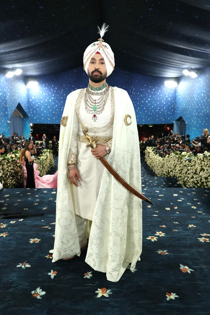 NEW YORK, NEW YORK - MAY 05: Diljit Dosanjh attends the 2025 Met Gala Celebrating "Superfine: Tailoring Black Style" at Metropolitan Museum of Art on May 05, 2025 in New York City. (Photo by Kevin Mazur/MG25/Kevin Mazur/Getty Images for The Met Museum/Vogue)