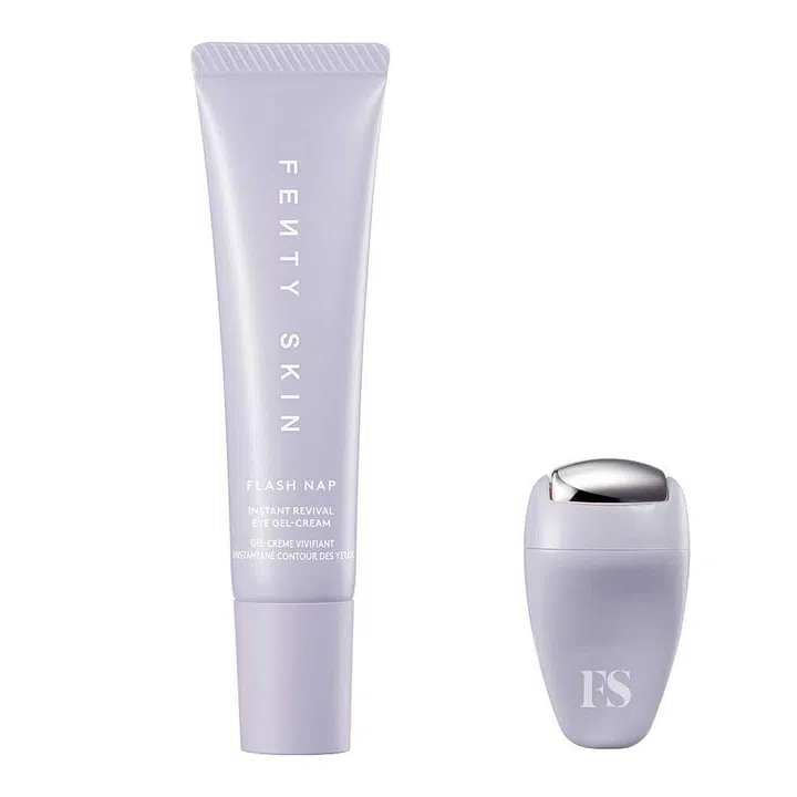 Fenty Skin Flash Nap Instant Revival Eye Gel-Cream, $48 / $62 (with Eye Massage Tool)