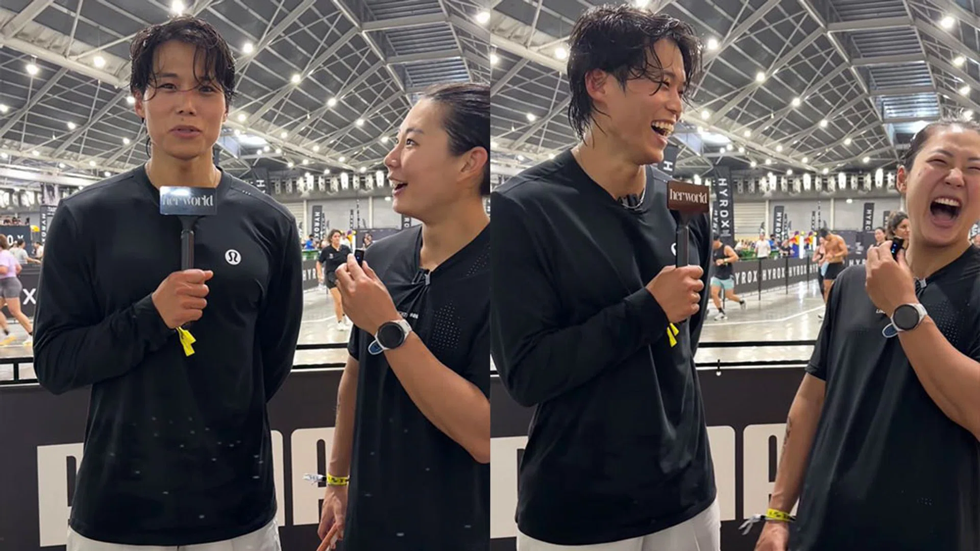 physical: asia amotti and choi seung-yeon hyrox singapore