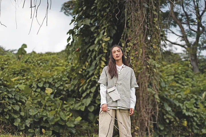 The Artefact collection (seen here) started with the idea of creative upcycling using the brand’s existing materials.